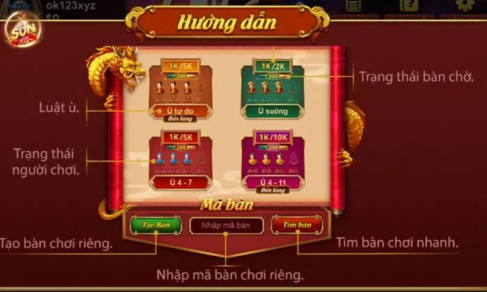 Chắn Sunwin Chiếu cho phép ăn mà không cần quan tâm là quân bài của ai.